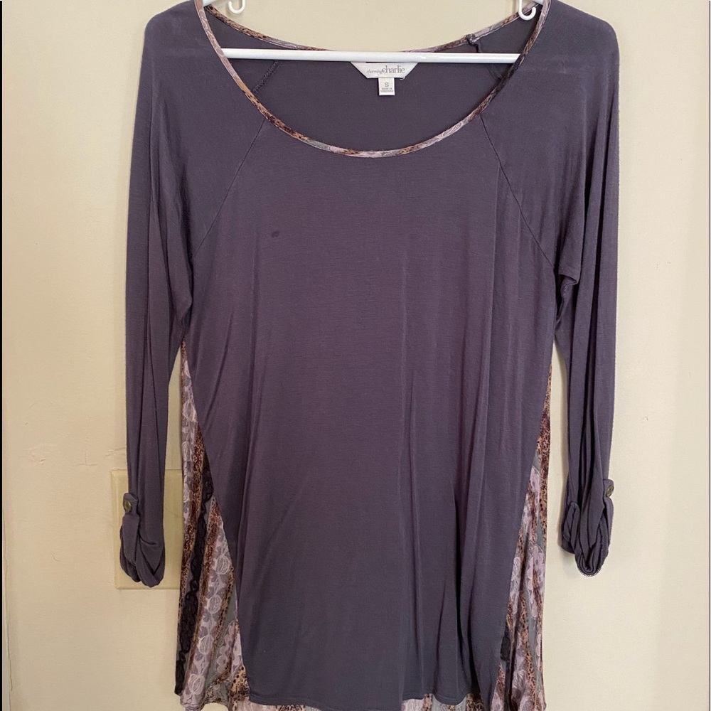 Charming Charlie size S long sleeve top